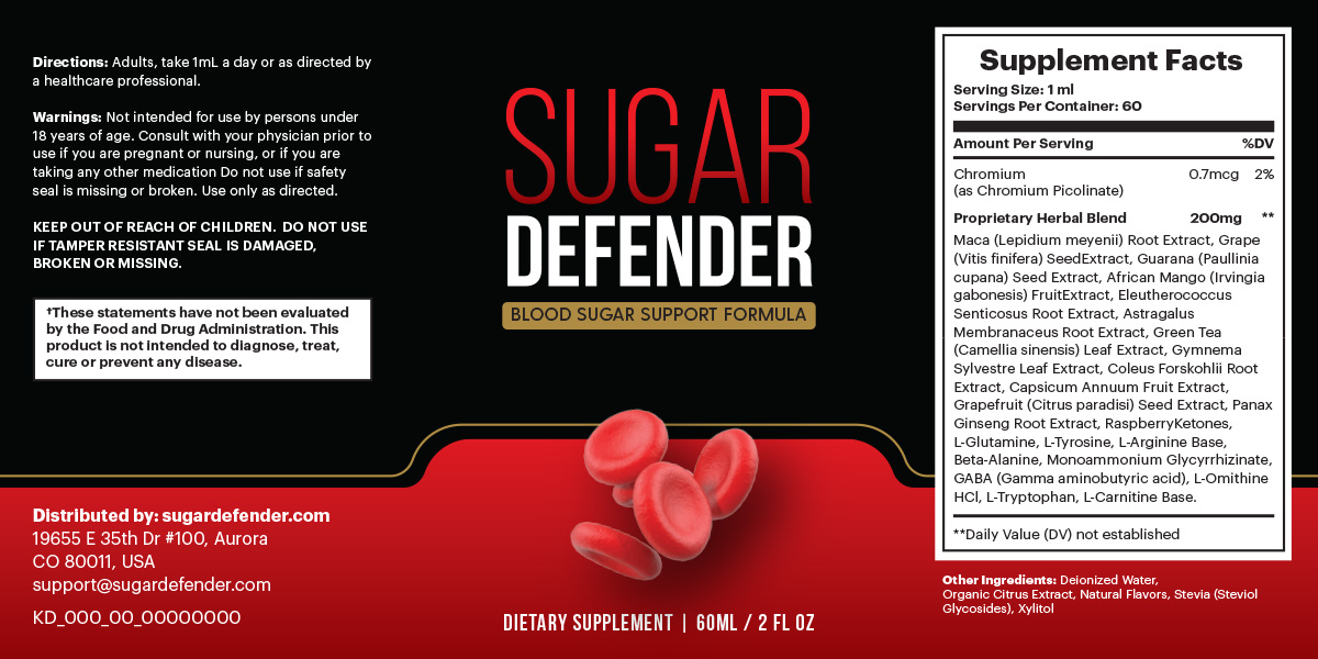 Label Sugardefender